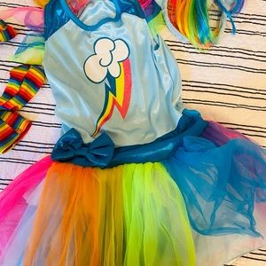 Rainbow Dash Costume 4-6 Girls